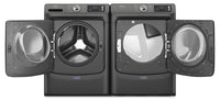 Maytag 5.8 Cu. Ft. Pet Pro Smart Front-Load Washer and 7.4 Cu. Ft. Electric Dryer - Volcano Black | Laveuse intelligente à chargement frontal Pet Pro de 5,8 pi3 et sécheuse électrique de 7,4 pi3 de Maytag – noir volcan | MAFL702B