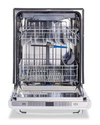 Classic Retro by Unique 24" 45 dBA Top-Control Dishwasher - Marshmallow White - UGP-24CR DW W | Lave-vaisselle Classic Rétro par Unique de 24 po et de 45 dBA avec commandes sur le dessus - blanc guimauve - UGP-24CR DW W | U24CRDWW