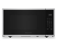 KitchenAid 1.6 Cu. Ft. Countertop Microwave with Steam Clean - PrintProof™ Stainless Steel - YKMCS122RPS | Four à micro-ondes de comptoir KitchenAid de 1,6 pi3 avec nettoyage à la vapeur - acier inoxydable PrintProofMC - YKMCS122RPS | YKMCS1PS