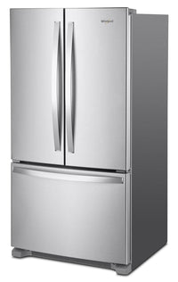 Whirlpool 36" 20 Cu. Ft. Counter-Depth French-Door Refrigerator - Stainless Steel - WRFC2036RZ  | Réfrigérateur Whirlpool de 20 pi3 et de 36 po de profondeur comptoir à portes françaises - acier inoxydable - WRFC2036RZ  | WRFC20RZ