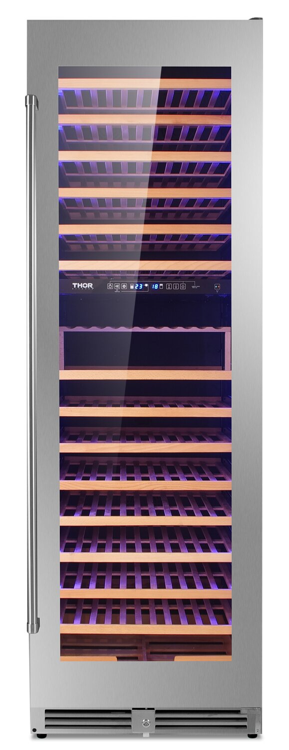 Thor Kitchen Dual Zone 162-Bottle Wine Cooler - TWC2403DI 