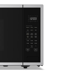 KitchenAid 1.6 Cu. Ft. Countertop Microwave with Steam Clean - PrintProof™ Stainless Steel - YKMCS122RPS | Four à micro-ondes de comptoir KitchenAid de 1,6 pi3 avec nettoyage à la vapeur - acier inoxydable PrintProofMC - YKMCS122RPS | YKMCS1PS