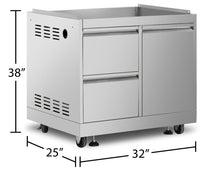 Thor Kitchen 32" Outdoor Barbecue Grill Cabinet - MK03SS304 