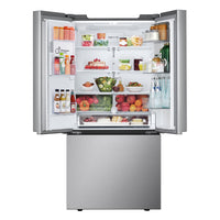 LG 33" 20 Cu. Ft. French-Door Counter-Depth MAX™ Refrigerator - Smudge Proof Stainless Steel - LF20C… | Réfrigérateur LG de 20 pi³ et de 33 po à portes françaises de profondeur comptoir MAXMC - acier inox…