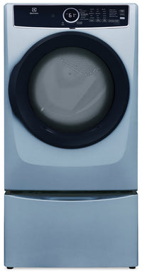 Electrolux 8 Cu. Ft. Gas Dryer with Steam - Glacier Blue - Stackable - ELFG7437AG | Sécheuse à gaz Electrolux de 8 pi³ avec vapeur - bleu glacier - superposable - ELFG7437AG