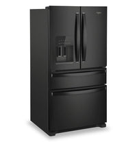 Whirlpool 36" 24.5 Cu. Ft. French-Door Refrigerator - Black - WRMF3636RB | Réfrigérateur Whirlpool de 36 po et de 24,5 pi³ à portes françaises - noir - WRMF3636RB | WRMF36RB