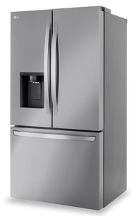 LG 36" 31 Cu. Ft. French-Door Standard-Depth MAX™ Refrigerator - Smudge Proof Stainless Steel - LRFX… | Réfrigérateur LG de 31 pi³ et de 36 po à portes françaises de profondeur standard MAXMC - acier inox…