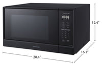 Panasonic 1.3 Cu. Ft. Countertop Microwave - NNSU65NBC | Four à micro-ondes de comptoir Panasonic de 1,3 pi3 - NNSU65NBC | NNSU65NC