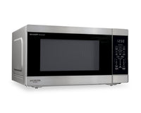 Sharp 2.2 Cu. Ft. Carousel® Countertop Microwave with Inverter Technology - Stainless Steel - SMC2264KSC | Four à micro-ondes de comptoir Sharp de 2,2 pi3 avec plateau tournant CarouselMD et technologie InverterMD - SMC2264KSC | SMC226SC