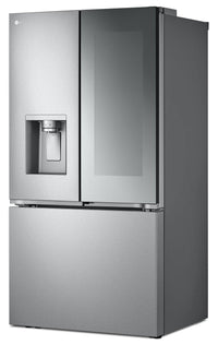 LG 36" 31 Cu. Ft. French-Door Standard-Depth MAX™ Refrigerator - Smudge Proof Stainless Steel - LRYK… | Réfrigérateur LG de 31 pi³ et de 36 po à portes françaises de profondeur standard MAXMC - acier inox…