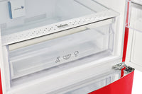 Classic Retro by Unique 24" 12 Cu. Ft. Bottom-Freezer Refrigerator - Candy Apple Red - UGP-340L AC R | Réfrigérateur Classic Rétro par Unique de 24 po et de 12 pi3 à congélateur inférieur - pomme rouge bonbon - UGP-340L AC R | UGP340LR