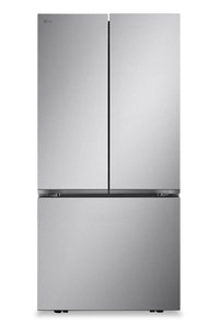 LG 33" 25 Cu. Ft. Smart French-Door Refrigerator - Stainless Steel - LF25S6000S  | Réfrigérateur intelligent LG de 33 po et de 25 pi³ à portes françaises - acier inoxydable - LF25S6000S  | LF25S60S