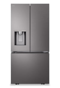 LG 33" 25 Cu. Ft. French-Door Refrigerator with Dual Ice Makers - Black Stainless Steel - LF25S6330D | Réfrigérateur LG de 33 po et de 25 pi³ à portes françaises avec machine à glaçons double - acier inoxydable noir - LF25S6330D | LF25S63D