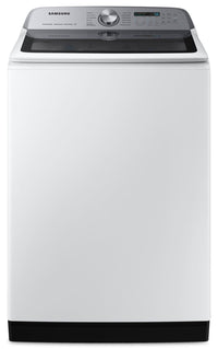 Samsung 6 Cu. Ft. Smart Top-Load Washer with Super Speed Wash - White - WA52DG5500AWUS | Laveuse intelligente Samsung à chargement par le haut de 6 pi3 avec lavage Super Speed - blanche - WA52DG5500AWUS | WA52DG55