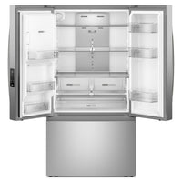 Whirlpool 36" 30 Cu. Ft. French-Door Refrigerator with Dual Ice Makers - Stainless Steel - WRFF3736SZ  | Réfrigérateur Whirlpool de 36 po et de 30 pi3 à portes françaises avec machine à glaçons double - acier inoxydable - WRFF3736SZ  | WRFF373Z