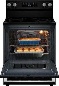 Maytag 30" 5.3 Cu. Ft. Electric Range with No Preheat Air Fry - Black - YMFES6030RB | Cuisinière électrique Maytag de 5,3 pi3 et de 30 po avec friture à air sans préchauffage - noire - YMFES6030RB | YMFES6RB