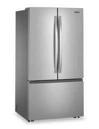 Whirlpool 36" 30.5 Cu. Ft. French-Door Refrigerator with Interior Water Dispenser - Stainless Steel - WRFF3336SZ | Réfrigérateur Whirlpool de 36 po et de 30,5 pi³ à portes françaises avec distributeur d’eau - acier inoxydable - WRFF3336SZ | WRFF333Z