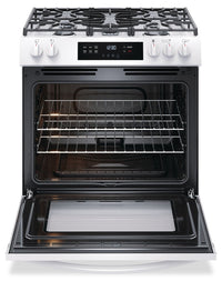 Frigidaire 5.1 Cu. Ft. Front-Control Gas Range with Quick Boil - FCFG3062AW 