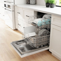 Bosch 300 Series 24" 48 dBA Smart Dishwasher with PrecisionWash® - White - SHE41CM2N | Lave-vaisselle intelligent Bosch de série 300 de 24 po de 48 dBA avec PrecisionWashMD - blanc - SHE41CM2N | SHE41M2N