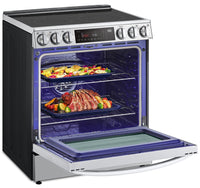 LG 6.3 Cu. Ft. Front-Control Electric Range with Air Fry - LSEL6335F 