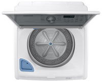 Samsung 5.4 Cu. Ft. Smart Top-Load Washer and 7.4 Cu. Ft. Electric Dryer - White | Laveuse intelligente à chargement par le haut 5,4 pi³, sécheuse électrique 7,4 pi³ Samsung - blanches | SATL350I