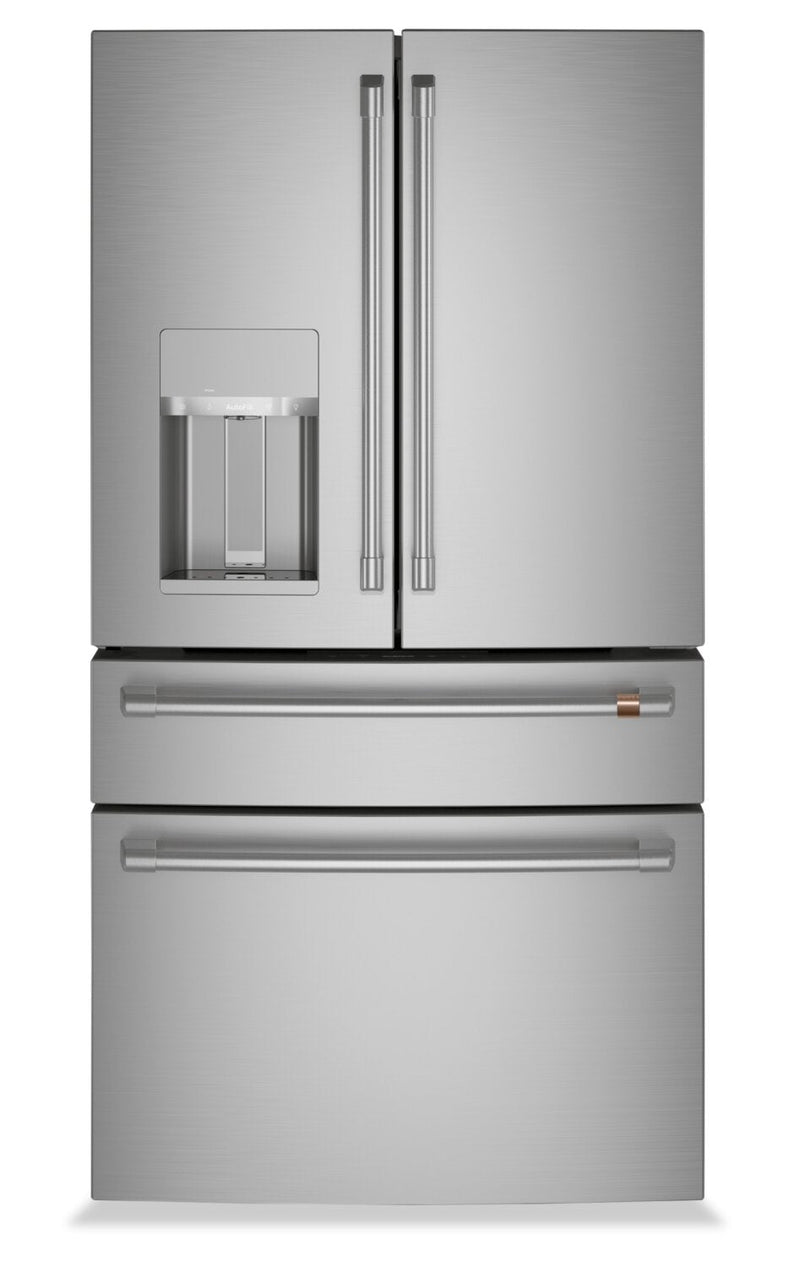 Café 22.3 Cu. Ft. Counter-Depth 4-Door French-Door Refrigerator - CXE22DP2PS1 