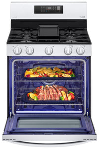 LG 5.8 Cu. Ft. Smart Gas Range with Air Fry - LRGL5823S - Gas Range in Stainless Steel