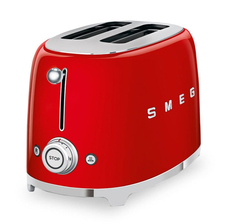 Smeg 2-Slice Traditional Toaster - TSF01RDUS|Grille-pain classique Smeg à 2 tranches - TSF01RDUS