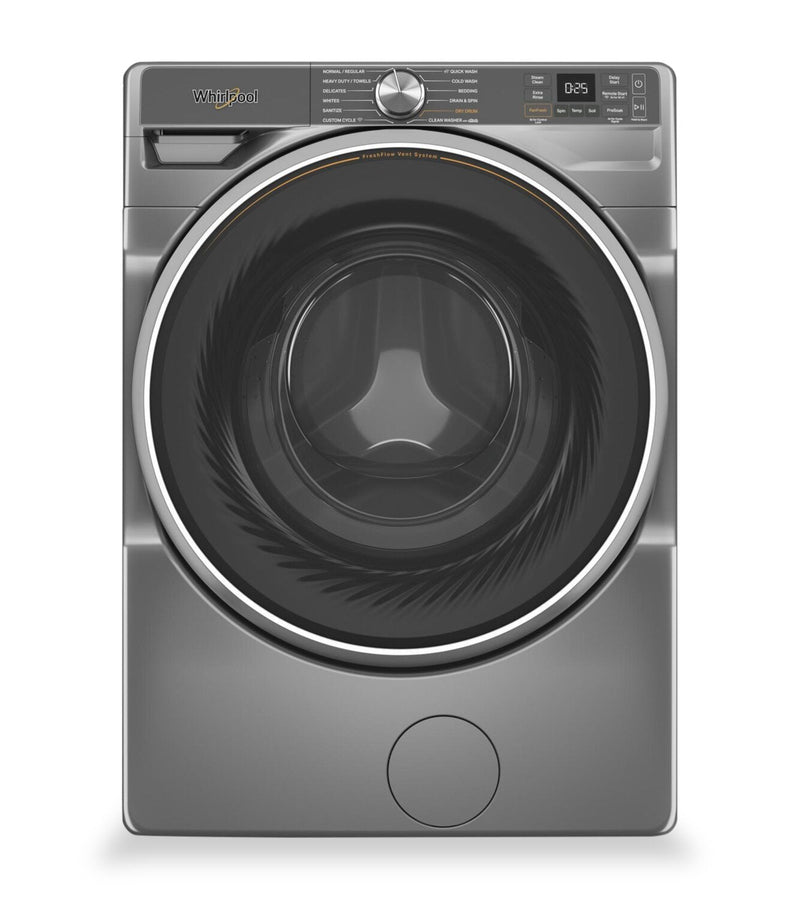 Whirlpool 5.8 Cu. Ft. Front-Load Washer with FreshFlow™ Vent System and AI Intelligent Wash - WFW6720RR | Laveuse Whirlpool à chargement frontal de 5,8 pi³ avec système de ventilation FreshFlowMC et lavage intelligent par IA - WFW6720RR | WFW6720R