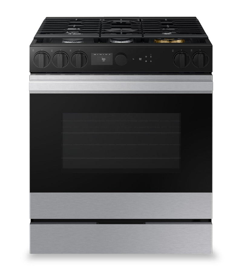 Samsung 6 Cu. Ft. Smart Gas Slide In Range with Oven Camera - Stainless Steel - NSG6DG8700SRAA | Cuisinière intelligente à gaz encastrée Samsung de 6 pi³ avec caméra de four - acier inoxydable - NS…