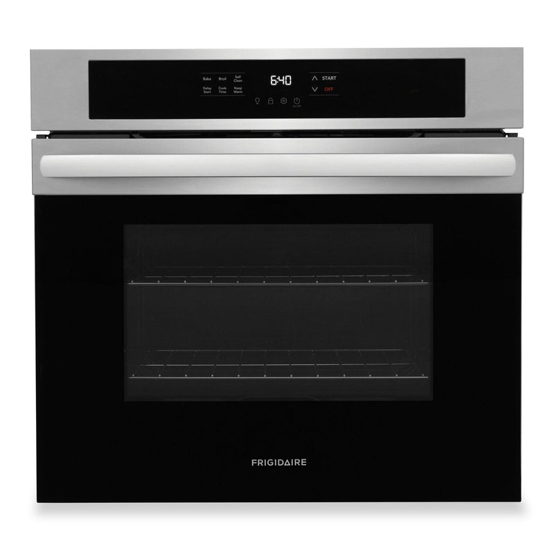 Frigidaire 30" 5.3 Cu. Ft. Electric Single Wall Oven - Stainless Steel - FCWS3025AS  | Four mural simple électrique Frigidaire de 5,3 pi3 et de 30 po - acier inoxydable - FCWS3025AS  | FCWS3025