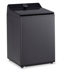 LG 6.3 Cu. Ft. Smart Top-Load High-Efficiency Washer - Black Steel - WT8600CB | Laveuse intelligente haute efficacité LG à chargement par le haut de 6,3 pi³ - acier noir - WT8600CB