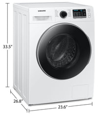 Samsung 2.9 Cu. Ft. Front-Load Washer with Super Speed - WW25B6800AW/AC 