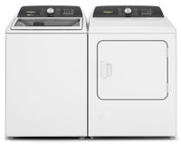 Whirlpool 5.4 - 5.5 Cu. Ft. Top-Load Washer and 7 Cu. Ft. Electric Dryer with Steam 