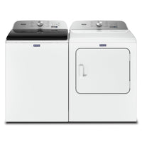 Maytag 5.4 Cu. Ft. Pet Pro Top-Load Washer and 7 Cu. Ft. Gas Dryer - White 