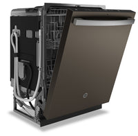 GE 24" 47 dBA Built-In Top-Control Dishwasher with Dry Boost Technology - Slate - GDT650SMVES | Lave-vaisselle encastré GE à 47 dBA de 24 po avec commandes sur le dessus et technologie de séchage …