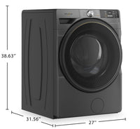 Whirlpool 5.2 Cu. Ft. Smart Front-Load Washer with FreshFlow™ Vent System - Volcano Black - WFW5720RU | Laveuse intelligente Whirlpool à chargement frontal de 5,2 pi³ avec système de ventilation FreshFlowMC - noir volcan - WFW5720RU | WFW5720U