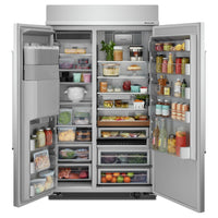 KitchenAid 29.4 Cu. Ft. Built-In Side-by-Side Refrigerator - KBSD708MPS 