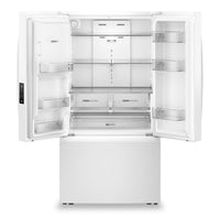 Whirlpool 36" 30 Cu. Ft. French-Door Refrigerator with Ice and Water - White - WRFF3536SW | Réfrigérateur Whirlpool de 36 po et de 30 pi3 à portes françaises avec eau et glaçons - blanc - WRFF3536SW | WRFF353W