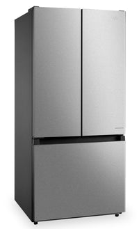 Midea 30" 18.4 Cu. Ft. French-Door Refrigerator - Stainless Steel - MRF18B4AST | Réfrigérateur Midea de 18,4 pi³ et de 30 po à portes françaises - acier inoxydable - MRF18B4AST | MRF18B4A