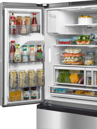 Midea 36" 29.3 Cu. Ft. Smart French-Door Refrigerator - Stainless Steel - MRF29D2AST | Réfrigérateur intelligent Midea de 36 po et de 29,3 pi³ à portes françaises - acier inoxydable - MRF29D2AST | MRF29D2S