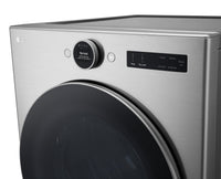 LG 5.2 Cu. Ft. Front-Load Washer and 7.4 Cu. Ft. Gas Dryer with TurboSteam® 