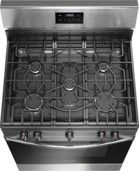 Frigidaire 5.1 Cu. Ft. Gas Range With Quick Boil and Five Burner Cooktop - Stainless Steel - FCRG305… | Cuisinière à gaz Frigidaire de 5,1 pi³ avec ébullition rapide et surface de cuisson à 5 brûleurs - a…