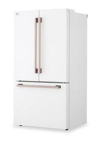 LG Studio 36" 27 Cu. Ft. Smart Counter-Depth MAX™ French-Door Refrigerator - Essence White - SRFB27W3 | Réfrigérateur intelligent LG Studio de 27 pi3 et de 36 po de profondeur comptoir MAXMCà portes françaises - essence blanche - SRFB27W3 | SRFB27W3