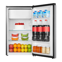 Hisense 18.7" 4.4 Cu. Ft. Compact Refrigerator - Silver - RC44C1GSE | Réfrigérateur compact Hisense de 4,4 pi3 et de 18,7 po - argenté - RC44C1GSE | RC44C1GE
