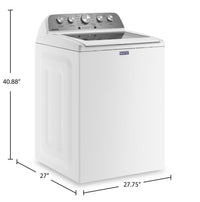 Maytag 5.4 Cu. Ft. Top-Load Washer with Extra Power - White - MVW5435PW | Laveuse Maytag à chargement par le haut de 5,4 pi3 avec fonction Extra Power - blanche - MVW5435PW | MVW5435W