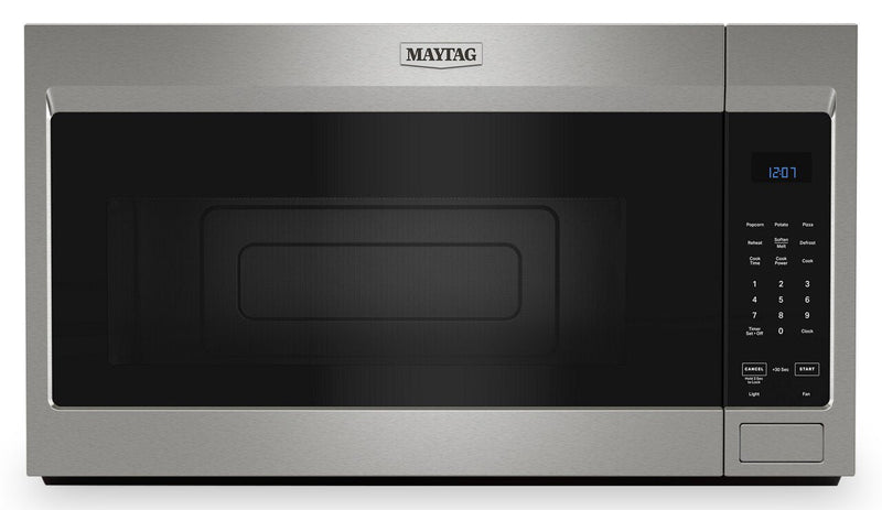 Maytag 1.7 Cu. Ft. Over-the-Range Microwave with 900 Watts Cooking - Stainless Steel - YMMMS4230PZ | Four à micro-ondes à hotte intégrée Maytag de 1,7 pi³ avec cuisson à 900 W - acier inoxydable - YMMM…