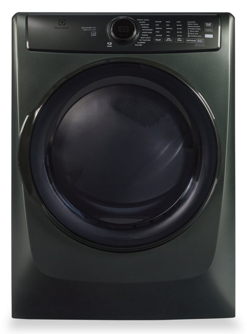 Electrolux 8 Cu. Ft. Perfect Steam™ Electric Dryer with LuxCare® Dry and Instant Refresh - ELFE773CAA | Sécheuse électrique Perfect SteamMC Electrolux de 8 pi3 avec système de séchage LuxCareMD Dry et rafraîchissement instantané - ELFE773CAA | ELFE773A