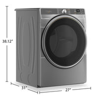 Whirlpool 7.4 Cu. Ft. Smart Gas Dryer with Steam - WGD6720RR | Sécheuse à gaz intelligente Whirlpool de 7,4 pi³ avec vapeur - WGD6720RR | WGD6720R