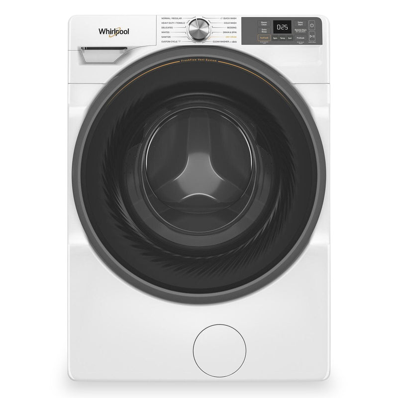 Whirlpool 5.2 Cu. Ft. Smart Front-Load Washer with FreshFlow™ Vent System - White - WFW5720RW | Laveuse intelligente Whirlpool à chargement frontal de 5,2 pi³ avec système de ventilation FreshFlowMC - blanche - WFW5720RW | WFW5720W